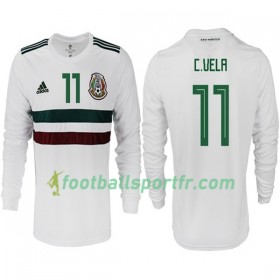 Tenue Mexique C.VELA 11 Extérieur Coupe du monde 2018 Maillot de Foot ML